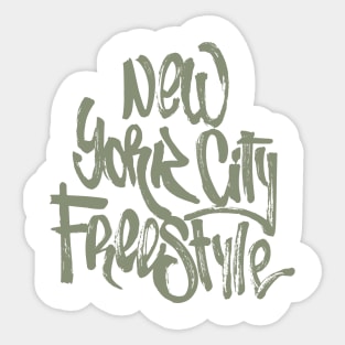 New York City Freestyle 2 Sticker